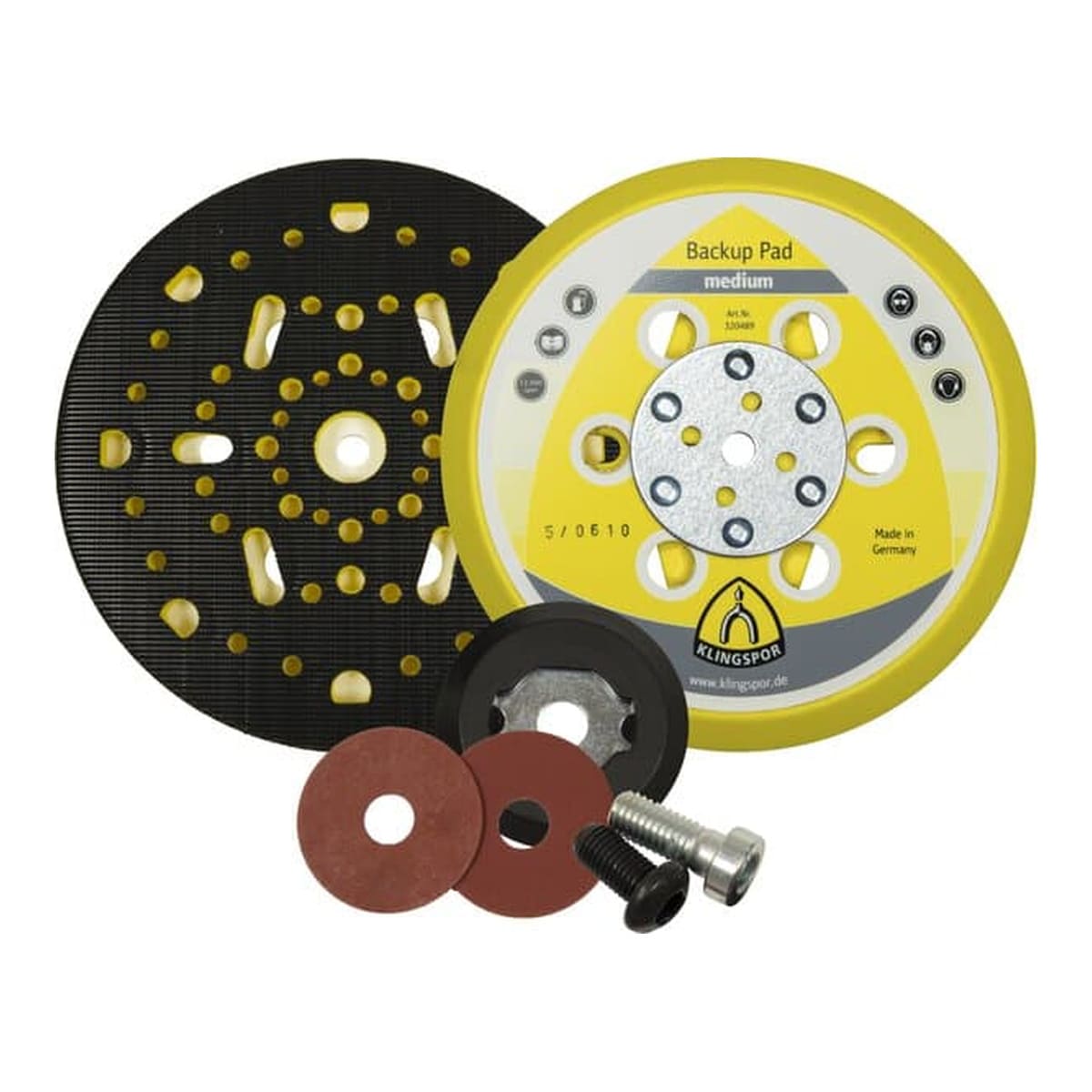 Prato de apoio multi-perfurado para lixadeira roto-orbital HST 555